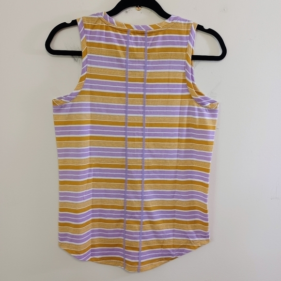 Title Nine Vibe Tank Rugby Stripe Honeycom Sz S NWT - Picture 2 of 5